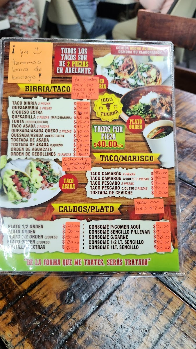Taqueria El Cachanilla Menu - Image 1